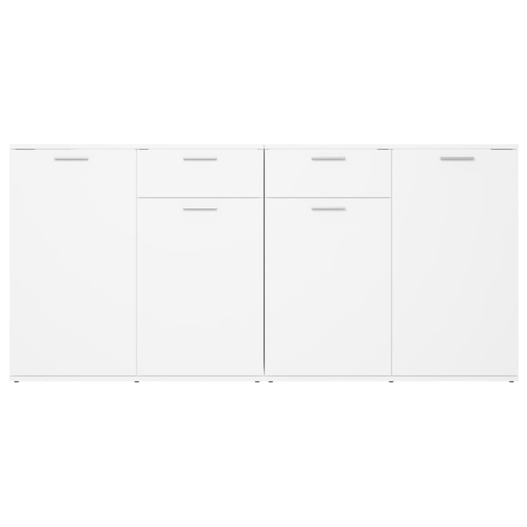 Credenza Bianca 160x36x75 cm in Truciolato