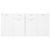 Credenza Bianca 160x36x75 cm in Truciolato