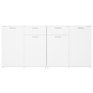 Credenza Bianca 160x36x75 cm in Truciolato