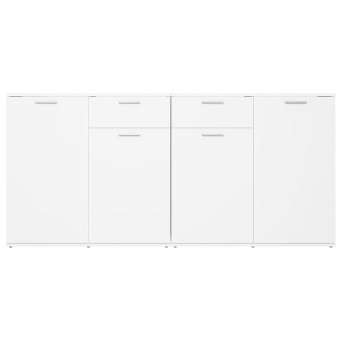 Credenza Bianca 160x36x75 cm in Truciolato