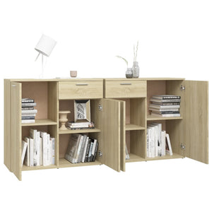 Credenza Rovere Sonoma 160x36x75 cm in Truciolato