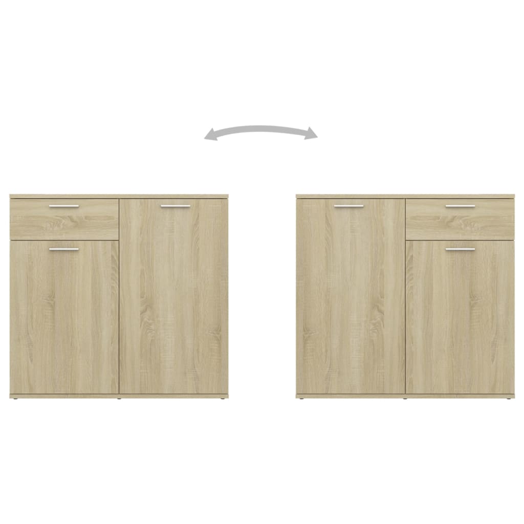 Credenza Rovere Sonoma 160x36x75 cm in Truciolato