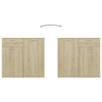 Credenza Rovere Sonoma 160x36x75 cm in Truciolato