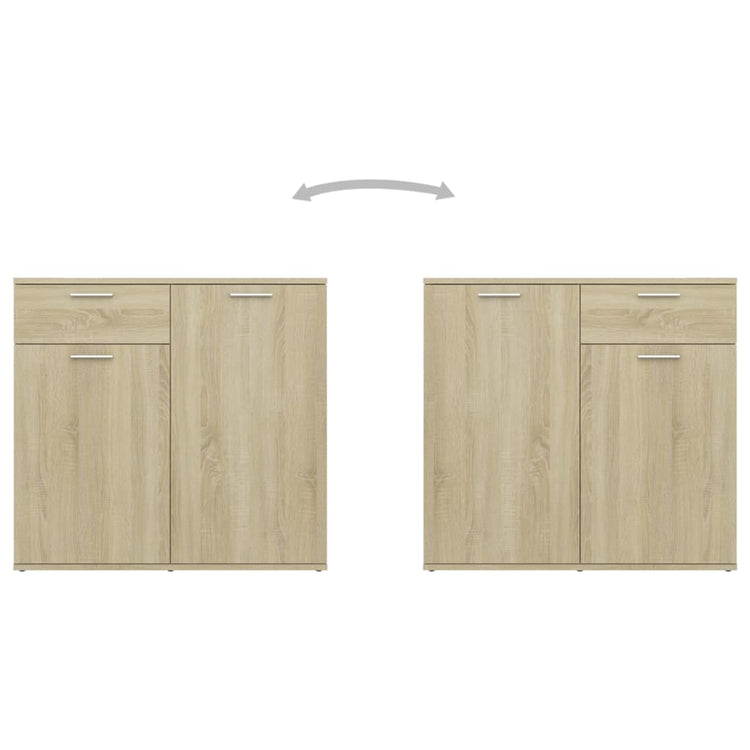 Credenza Rovere Sonoma 160x36x75 cm in Truciolato