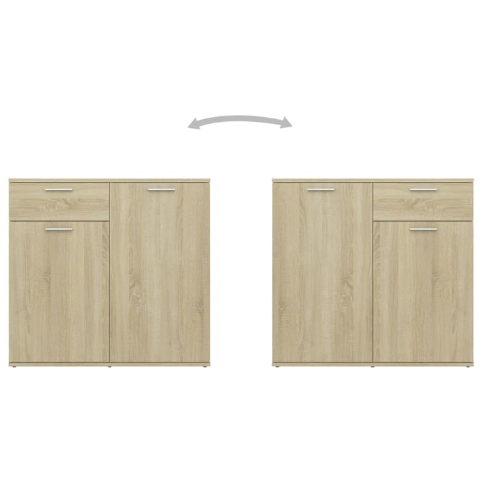 Credenza Rovere Sonoma 160x36x75 cm in Truciolato 3074930