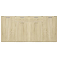 Credenza Rovere Sonoma 160x36x75 cm in Truciolato