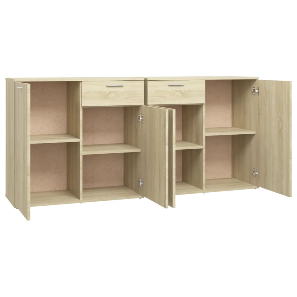 Credenza Rovere Sonoma 160x36x75 cm in Truciolato