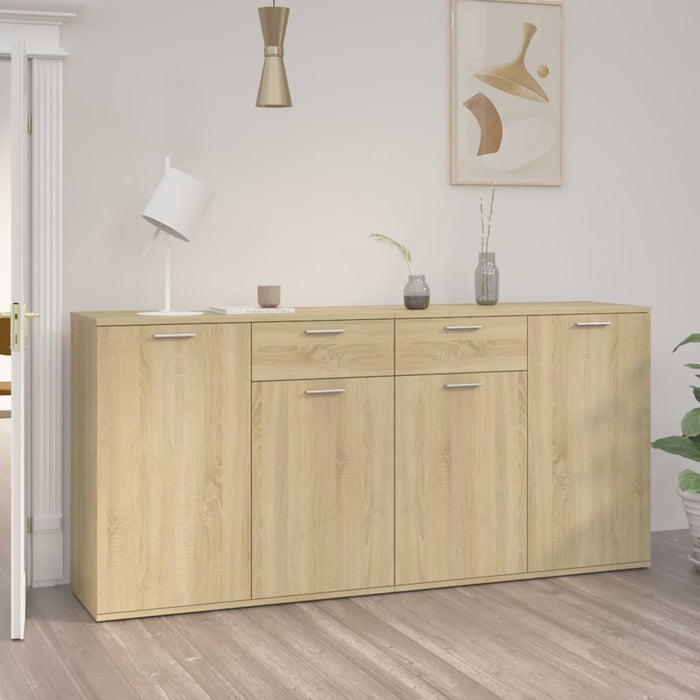 Credenza Rovere Sonoma 160x36x75 cm in Truciolato 3074930