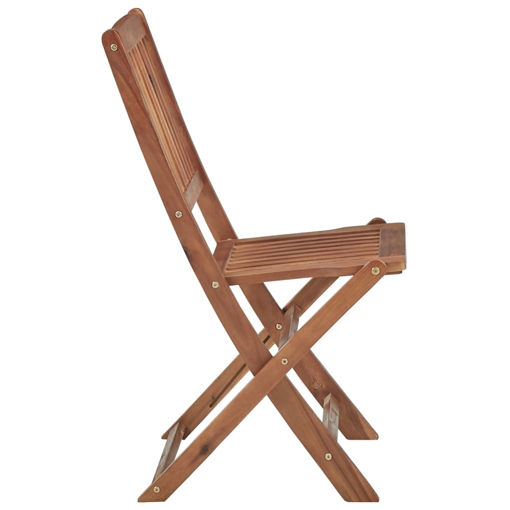 Sedie da Giardino Pieghevoli 8 pz in Legno Massello di Acacia cod mxl 13870