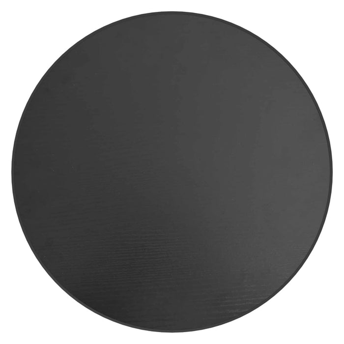 Tavolino Nero Ø35 cm in MDF 331667