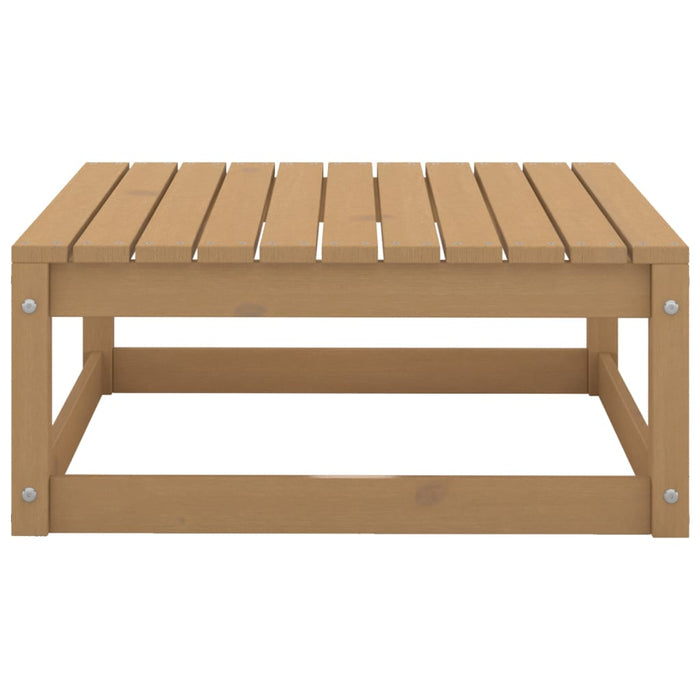 Set Divani da Giardino 9 pz Miele in Legno Massello di Pino 3075292