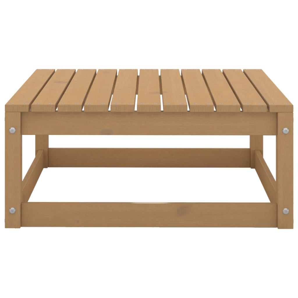 Set Divani da Giardino 5 pz Miele in Legno Massello di Pino 3075537