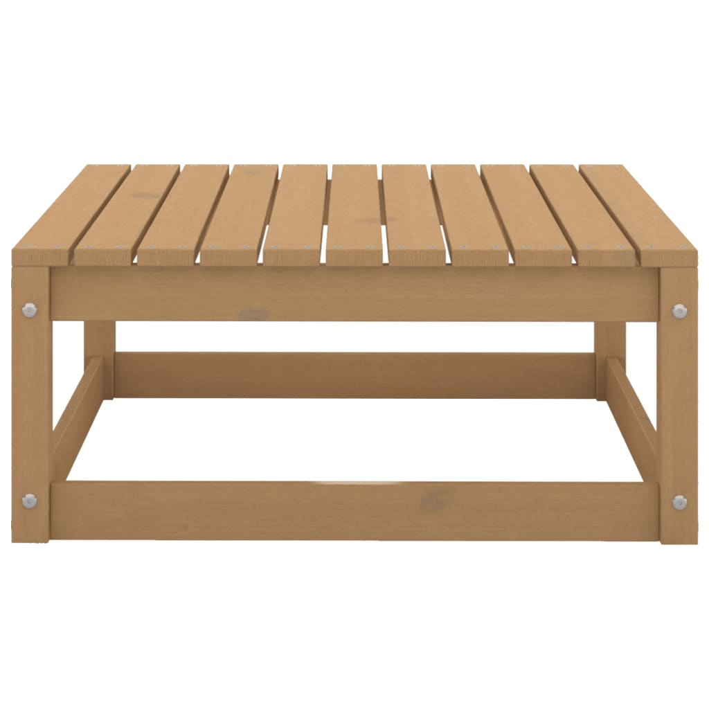 Set Divani da Giardino 6 pz Miele in Legno Massello di Pino 3075542