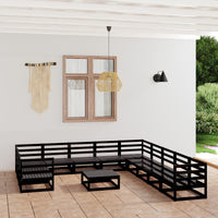 Set Divani da Giardino 12 pz in Legno Massello di Pino cod mxl 37167