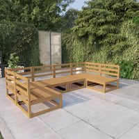 Set Divani da Giardino 6 pz in Legno Massello di Pino 3076122