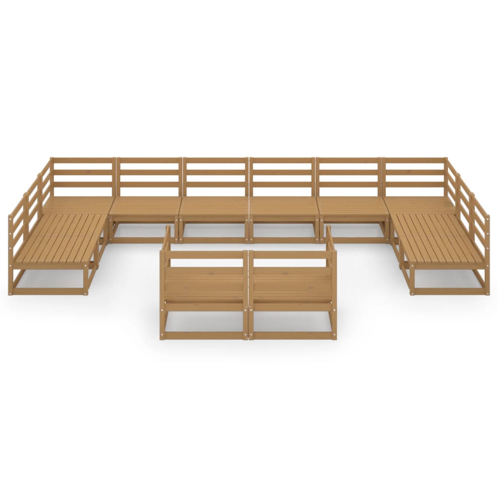 Set Divani da Giardino 12 pz in Legno Massello di Pino 3076222