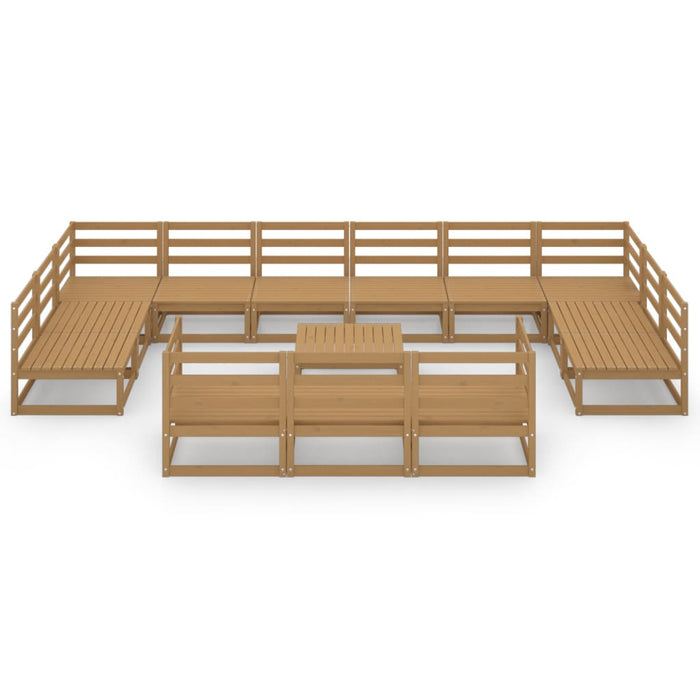 Set Divani da Giardino 14 pz in Legno Massello di Pino 3076237