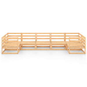 Set Salotto da Giardino 7 pz in Legno Massello di Pino 3076249