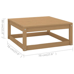 Set Salotto Giardino 7 pz Cuscini Antracite Legno Massello Pino 3076642