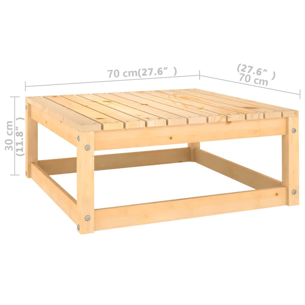 Set Divani da Giardino 9 pz con Cuscini Legno Massello di Pino cod mxl 38021