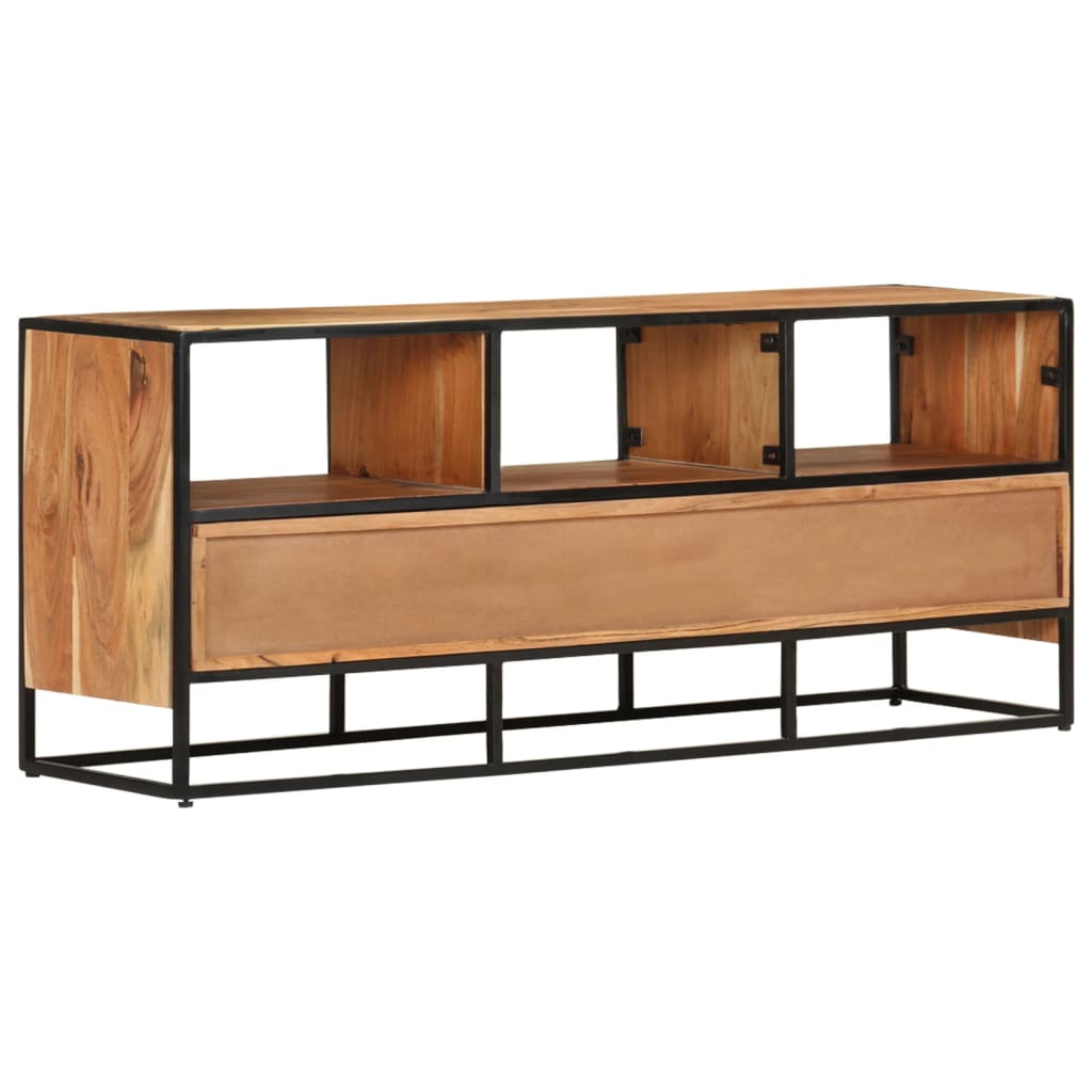 Mobile Porta TV 110x30x45 cm in Legno Massello di Acacia cod mxl 26524