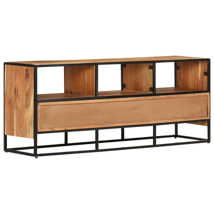 Mobile Porta TV 110x30x45 cm in Legno Massello di Acacia cod mxl 26524