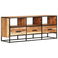 Mobile Porta TV 110x30x45 cm in Legno Massello di Acacia cod mxl 26524