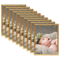 Cornici Foto Collage 10 pz per Tavolo Oro 10x15 cm in MDFcod mxl 117609