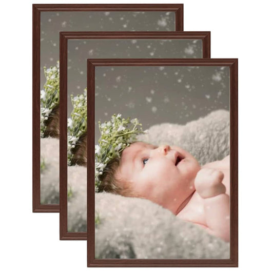 Cornici Foto Collage 3 pz per Tavolo Rosso Scuro 10x15 cm cod mxl 62499