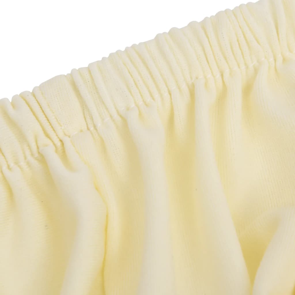 Fodera Elasticizzata Divano 2 Posti in Jersey Poliestere Crema cod mxl 40670