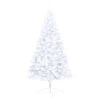 Set Albero Natale Artificiale a Metà LED Palline Bianco 120cm  cod mxl 27635