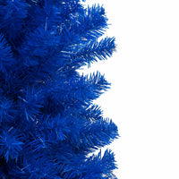 Set Albero Natale Artificiale con LED Palline Blu 150 cm PVC 3077508