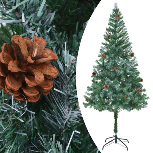 Set Albero Natale Artificiale con LED Palline e Pigne 180 cm  cod mxl 67948