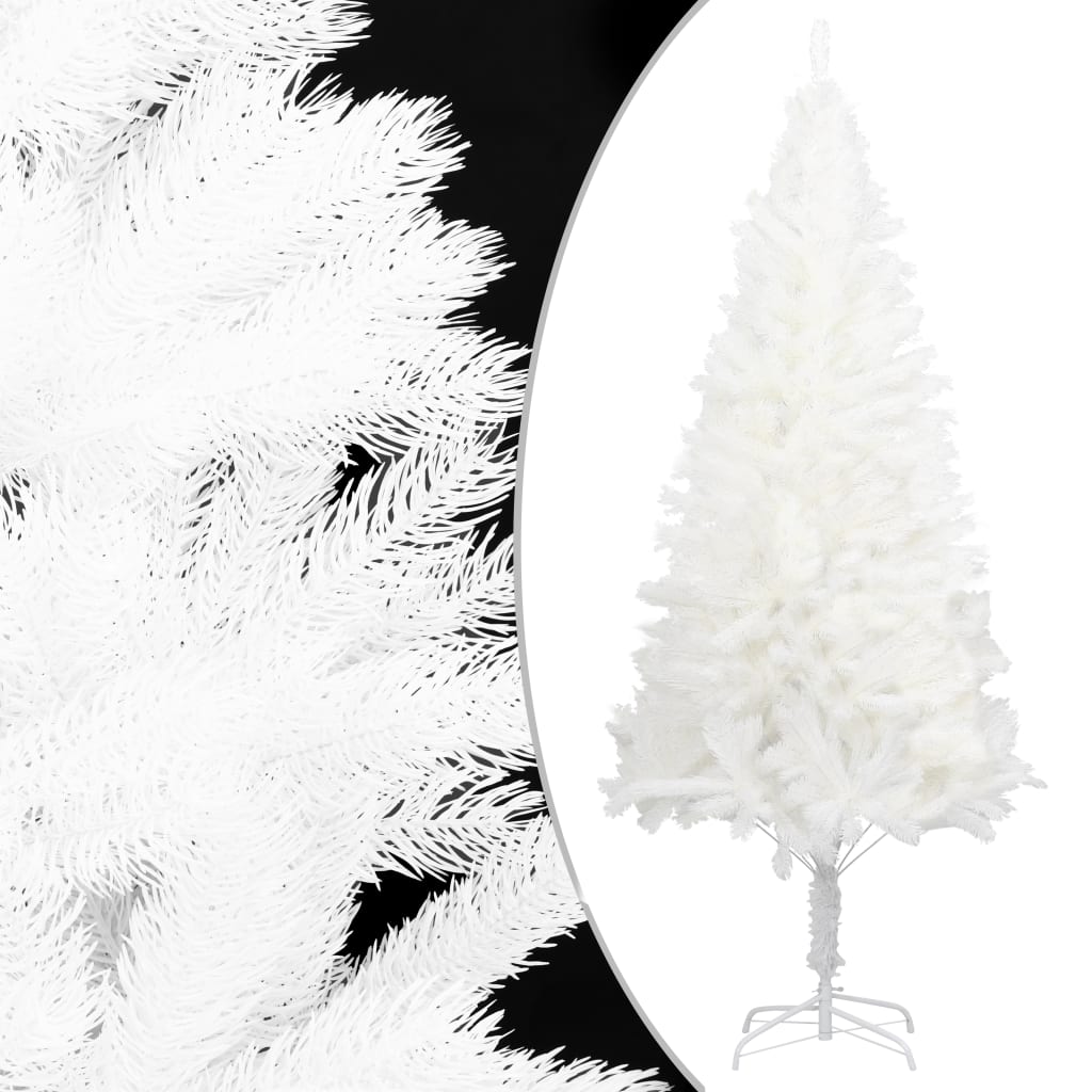 Set Albero Natale Artificiale con LED e Palline Bianco 150 cm  cod mxl 26908