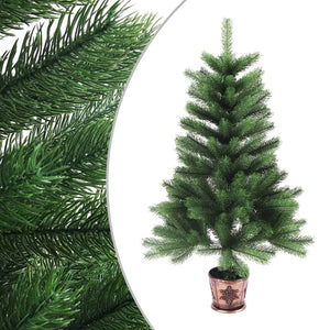 Albero di Natale Artificiale con LED e Set Palline 65 cm Verde cod mxl 9212