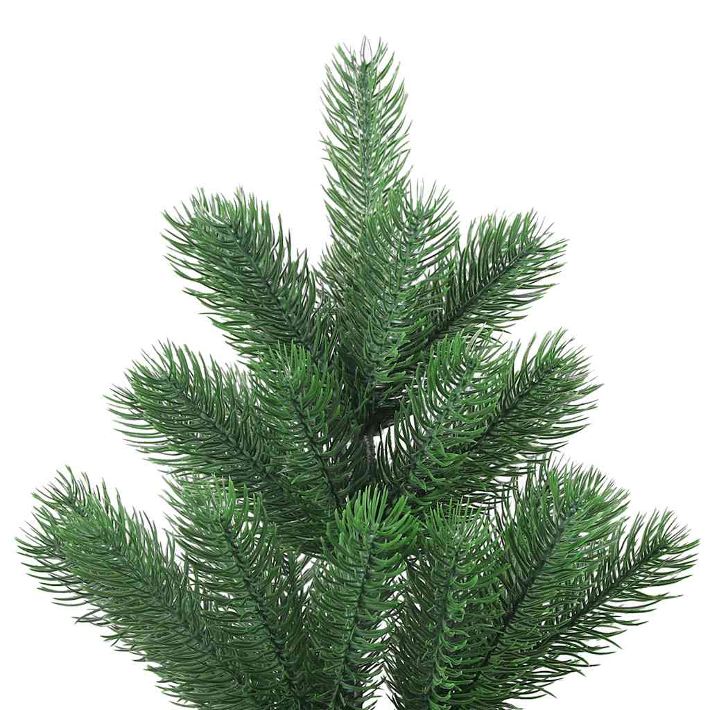 Albero Natale Artificiale Abete Nordmann LED Palline Verde180cm 3077560