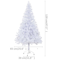 Set Albero Natale Artificiale con LED e Palline 120 cm 230 Rami cod mxl 67942