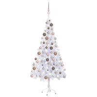 Set Albero Natale Artificiale con LED e Palline 180 cm 620 Rami  cod mxl 67945