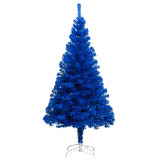 Set Albero Natale Artificiale con LED e Palline Blu 150 cm PVC  cod mxl 17111