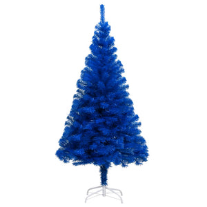 Set Albero Natale Artificiale con LED e Palline Blu 180 cm PVC  cod mxl 17089