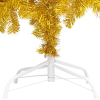 Set Albero Natale Artificiale con LED e Palline Oro 120cm PET cod mxl 17092