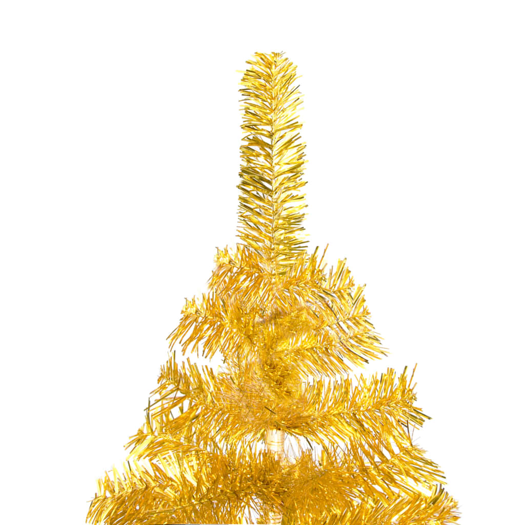 Albero di Natale Preilluminato con Palline Oro 210 cm PETcod mxl 96852