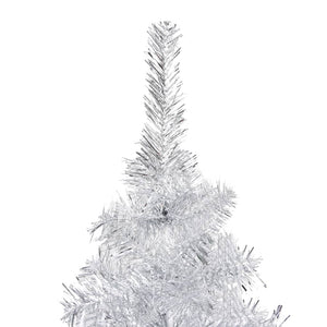 Set Albero Natale Artificiale LED e Palline Argento 150cm PET  cod mxl 17005