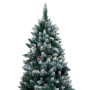 Set Albero Natale Artificiale con LED Palline e Pigne 150 cm   cod mxl 15851