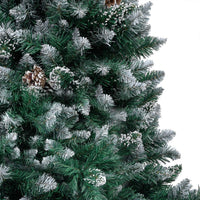 Set Albero Natale Artificiale con LED Palline e Pigne 240 cm 3077619