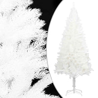 Set Albero Natale Artificiale con LED e Palline Bianco 150 cm 3077633