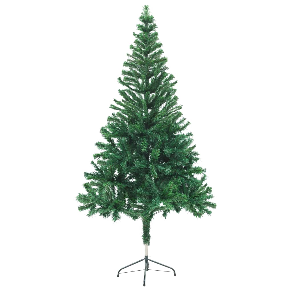 Set Albero Natale Artificiale con LED e Palline 150 cm 380 Rami cod mxl 13592