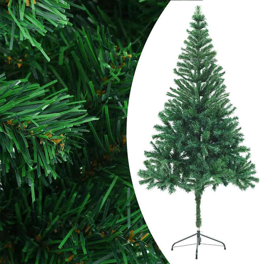 Albero Natale Artificiale con LED e Palline 180 cm 564 Rami 3077661