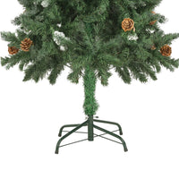 Set Albero Natale Artificiale con LED e Palline 150 cm 