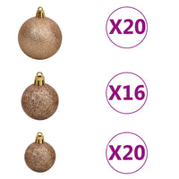 Set Albero Natale Artificiale con LED e Palline 400 cm Bianco cod mxl 28043